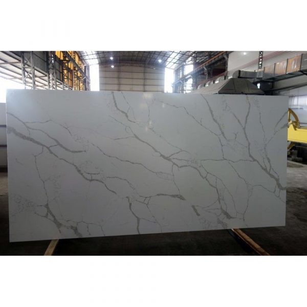 Grey Marbled Glass Counter Tops